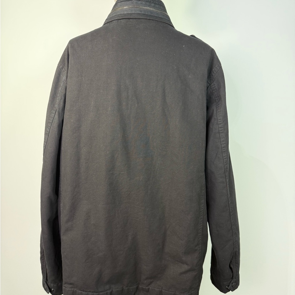 NWT Levi's Men's Two-Pocket Trucker Jacket Sherpa Lined Black Size LT - Picture 7 of 16